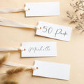 50 Pcs Name Place Cards for Table Setting Blank Wedding Place Cards by Humyoun