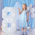 3FT Marquee Numbers 8 for 8th, 80th Birthday Party Decorations, Large Light Up by Tongjoy
