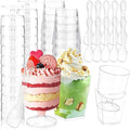 300 Packs Dessert Cups with Spoons, 5 OZ Mini Clear Plastic Disposable Parfait by CALBODE