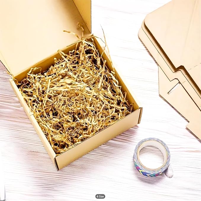 4x4x2 Small Shipping Boxes Set of 50 Brown Corrugated Cardboard Mailer Boxes - Image 4