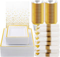 Goodluck 352 Piece Gold Dinnerware Set by GoodLuck