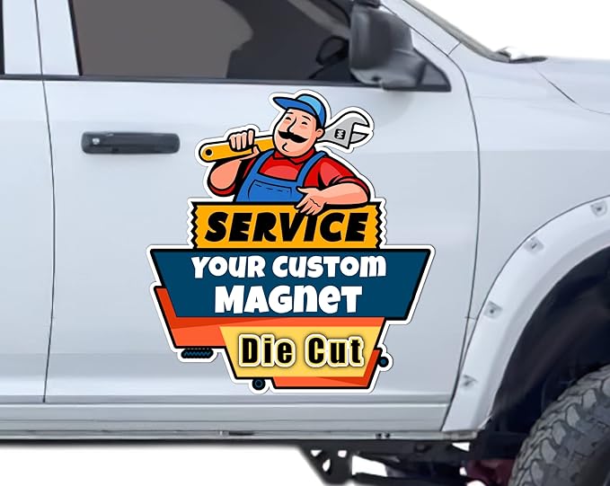 Your Die Cut Custom Car Magnet Sign | Personalized Logo - Image 2