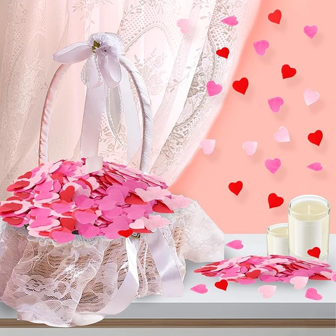 MARFOREVER Valentine's Day Heart Paper Confetti - Image 6