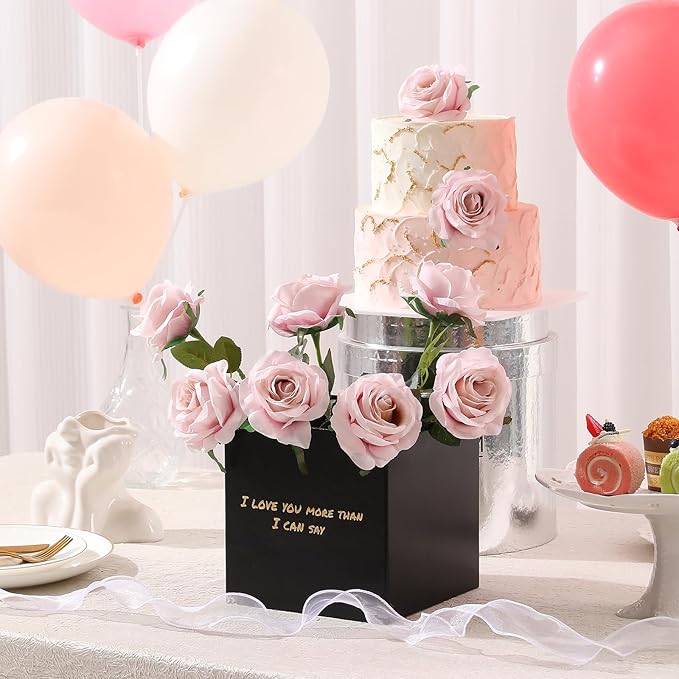 Tifuly Champagne Pink Roses Artificial Flowers - Image 5