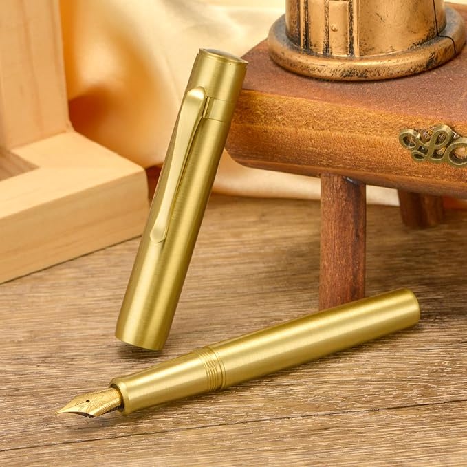 Hongdian M2 Mini Brass Fountain Pen - Image 6