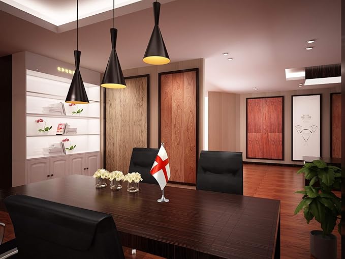 GentleGirl.USA England Table Flags, Stick Small Mini England people Flag Office - Image 3