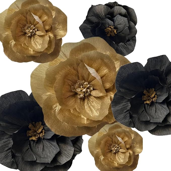 BRT Bearingshui Crepe Paper Flowers Decoration by BRT+Bearingshui