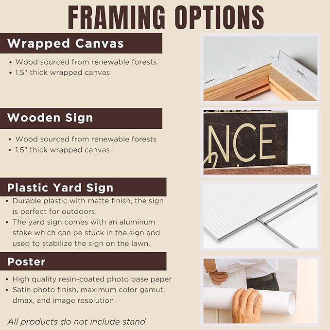 Personalized Bride & Groom Wedding Welcome Sign - Image 5