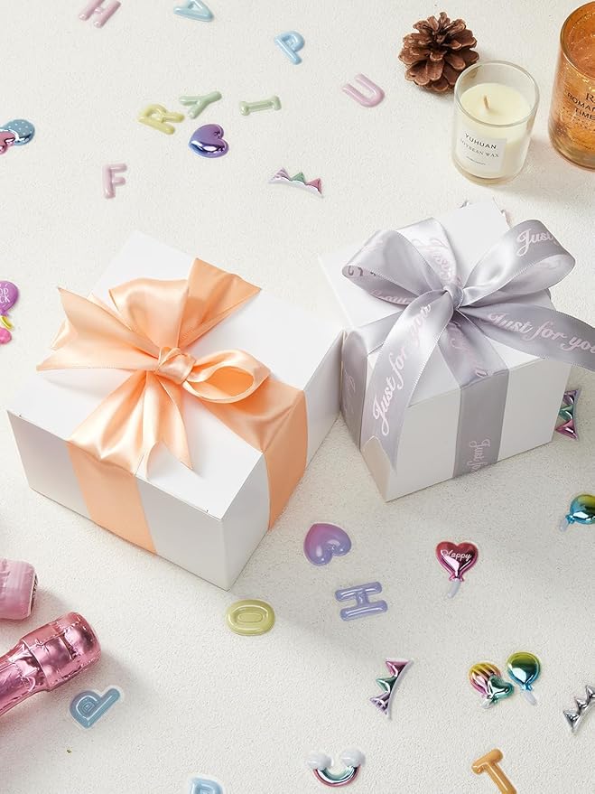 Eupako Gift Boxes 4x4x4 50 Pack White Kraft Paper Box - Image 4