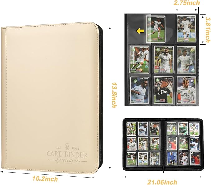 Trading Card Binder, Card Collection Binder Album Folder - Image 4