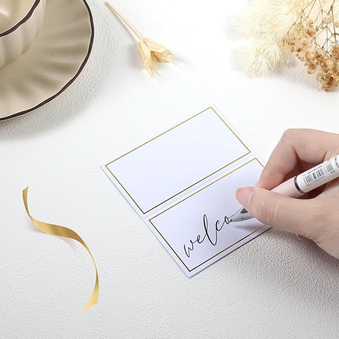 50Pcs Table Place Cards Wedding Name Cards - Image 6