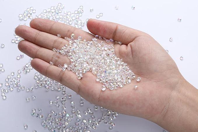 10000 pcs/Pack Wedding Table Scatter Confetti Crystals Acrylic Diamonds Vase by WelcometoGintoaria