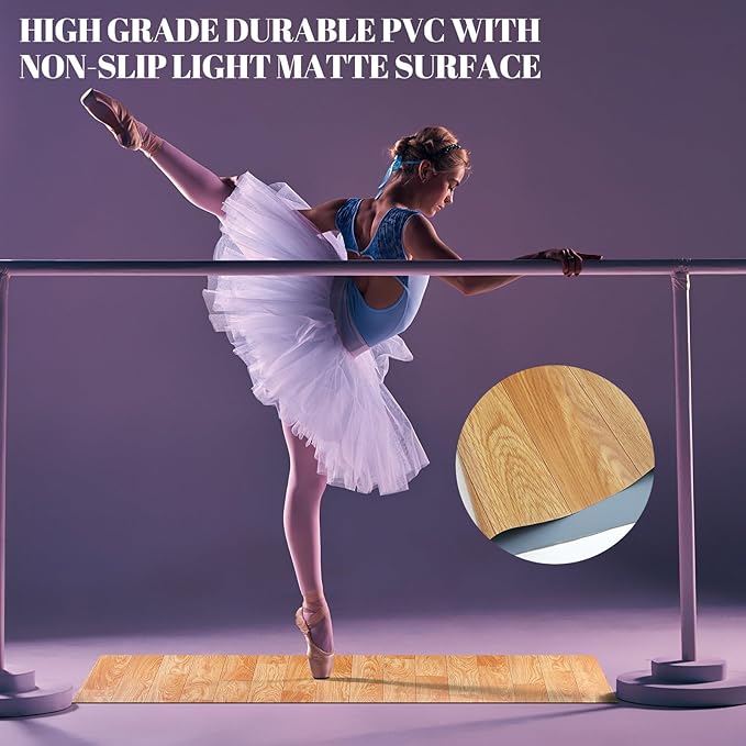 Portable Dance Floor Smooth Ballet Floor Vinyl Dance Mat - Image 7