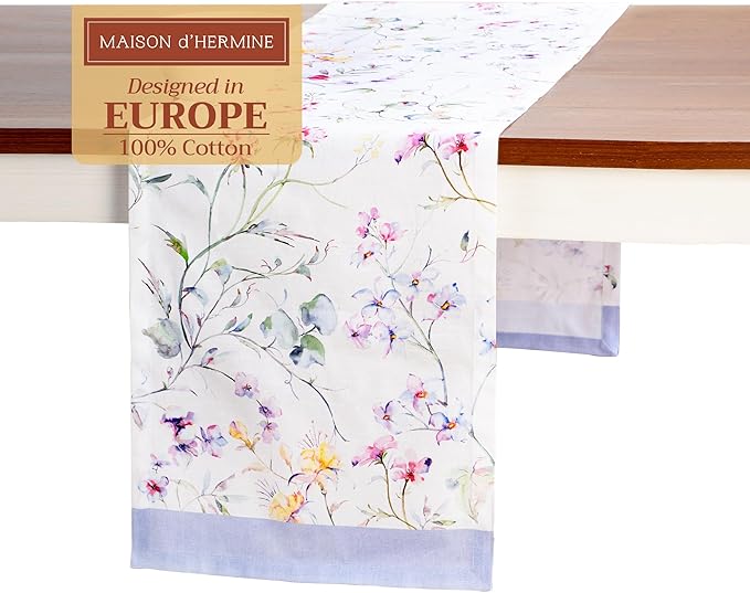 Maison d' Hermine Table Runner 100% Cotton Single Layer Table Runners 108 by MaisondHermine