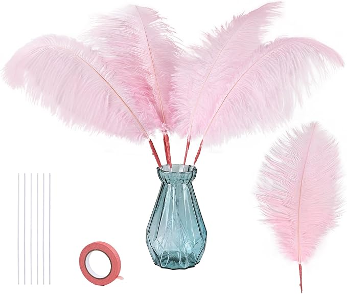 Bulk Pink Ostrich Feathers by whitefeather