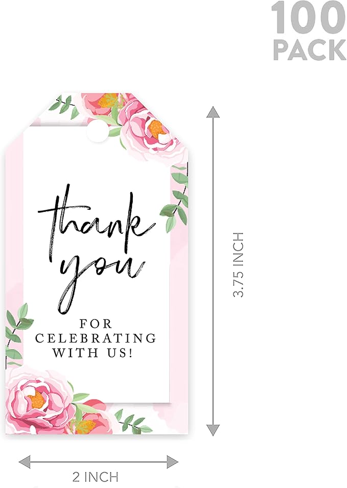 Andaz Press 100-Pack Thank You For Celebrating - Image 5