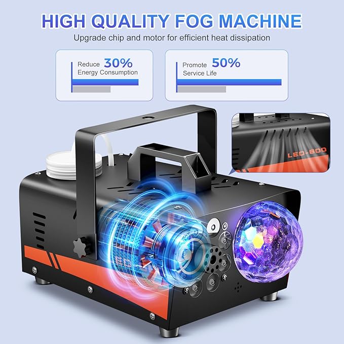 Fog Machine, Halloween Smoke Machine - Image 5