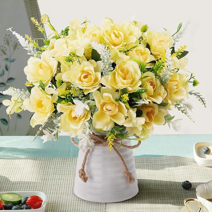 LESING Artificial Flowers with Vase - Image 2