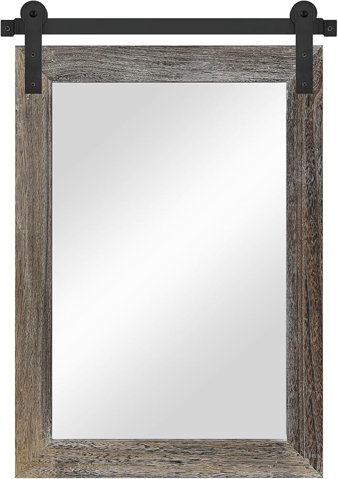 COGOOD Farmhouse Barn Door Mirror - Image 8