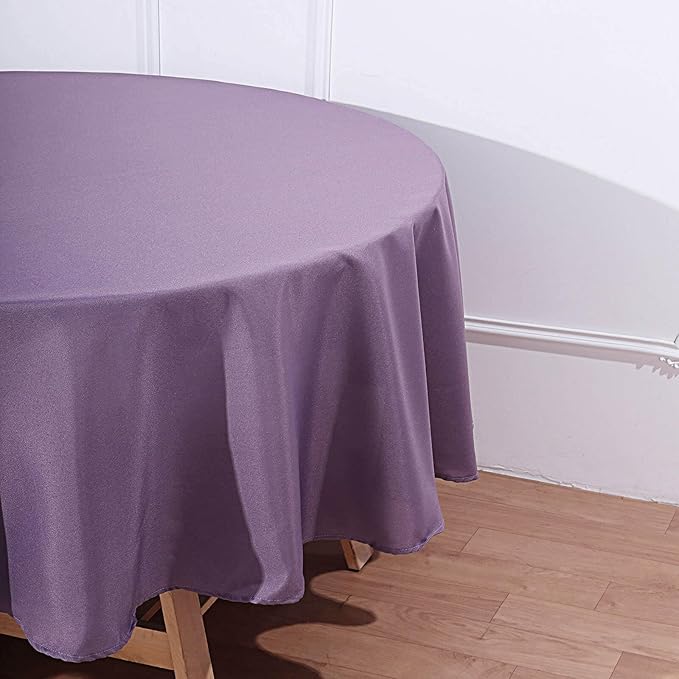 Efavormart Round Tablecloth, 90 Inch Stain & Wrinkle Resistant Washable Table - Image 9