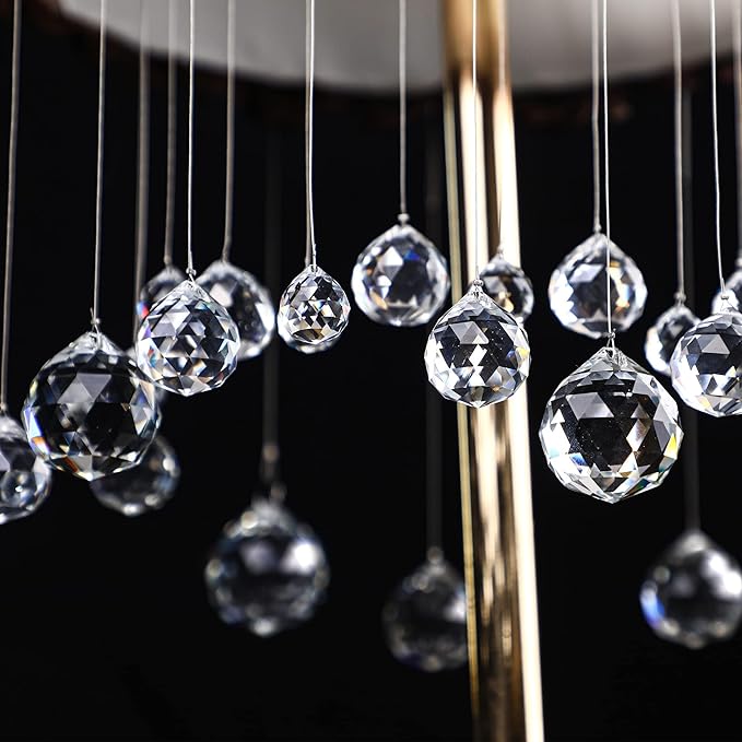 Crystalsuncatcher 20mm/0.78inch Clear Glass Crystal Ball Prism Feng Shui Lamp - Image 4