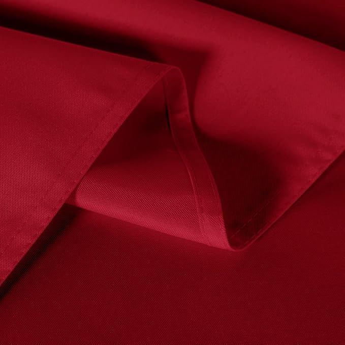 sancua 2 Pack Red Tablecloth 60 x 102 Inch, Rectangle 6 Feet Table Cloth - Image 5
