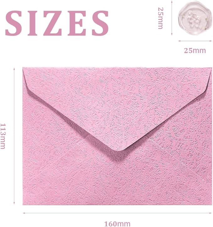 30 Pieces A6 Envelopes with 30 Seal Stickers, 6.32 x 4.45 inch Envelopes - Image 2