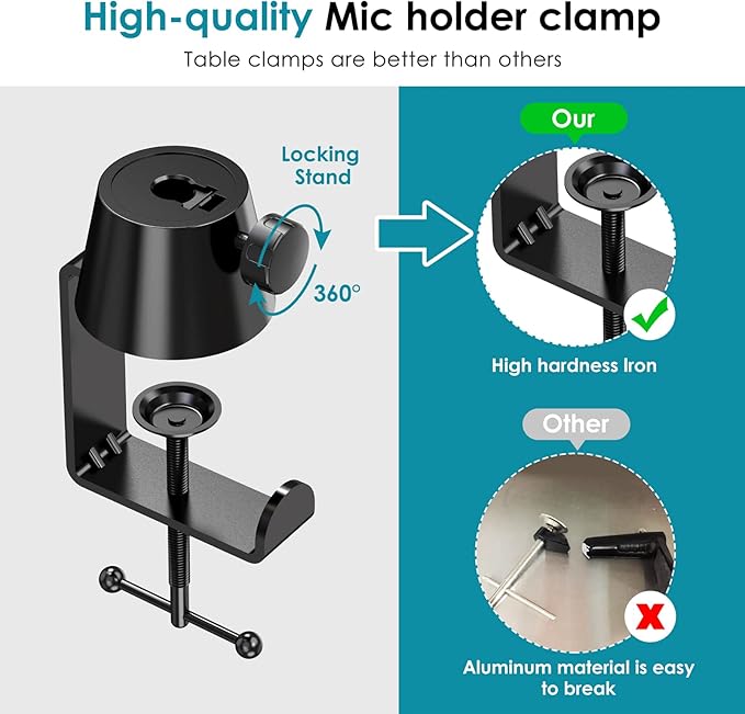 Mic Boom Arm Stand Compatible - Image 4
