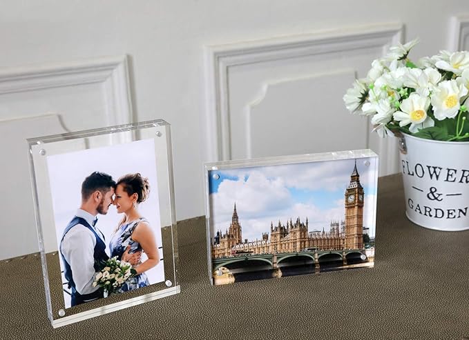 Magicool Premium Acrylic Photo Frame- Magnet Photo Frame -Double Sied Thick - Image 5