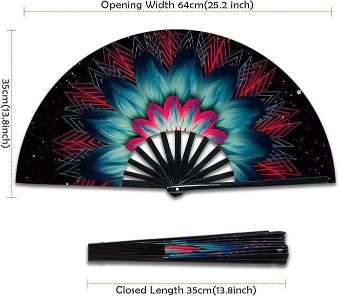 Boots on The Ground Fan, Large Folding Hand Fan - Image 2