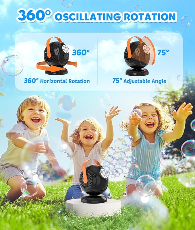 Joyfuture Automatic Bubble Machine, Toddlers - Image 4