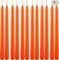 12-Pack Orange Taper Candles by Grcdoyvl