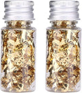 2 Bottles Gold Flakes, Premium Gold Leaf by dshyuauoci