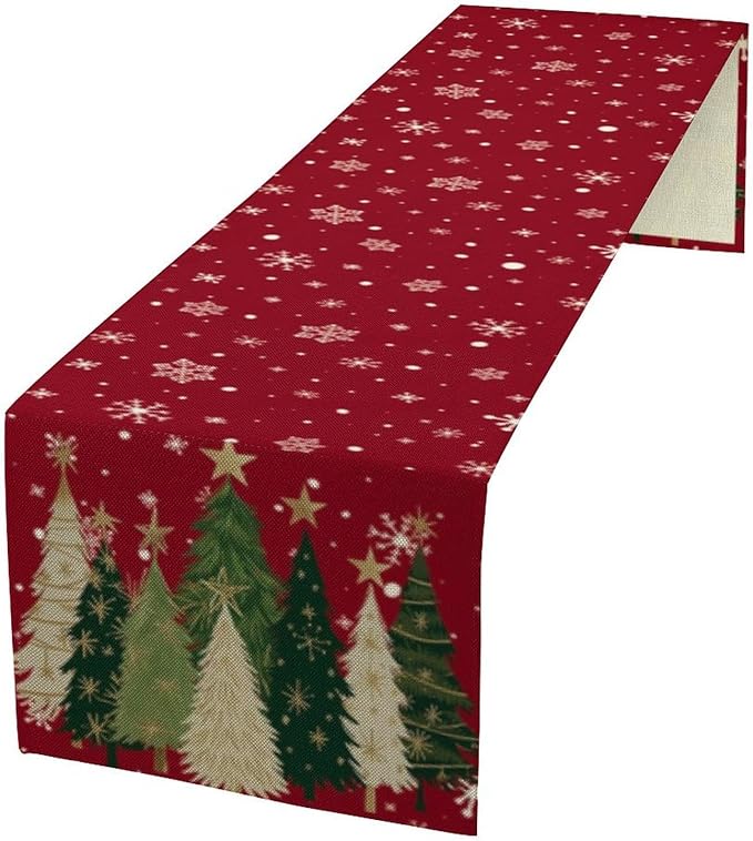 Merry Christmas Table Runner by Unknown