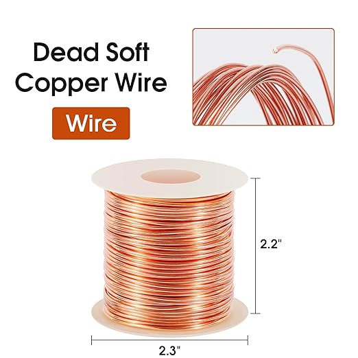 18 Gauge/ 1.0 mm 213 Feet 1 Pound Dead Soft Copper Wire - Image 4