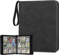 Trading Card Binder, Premium 9 Pocket Card Binder, 720 Double Sided Pocket PU by GERMUN