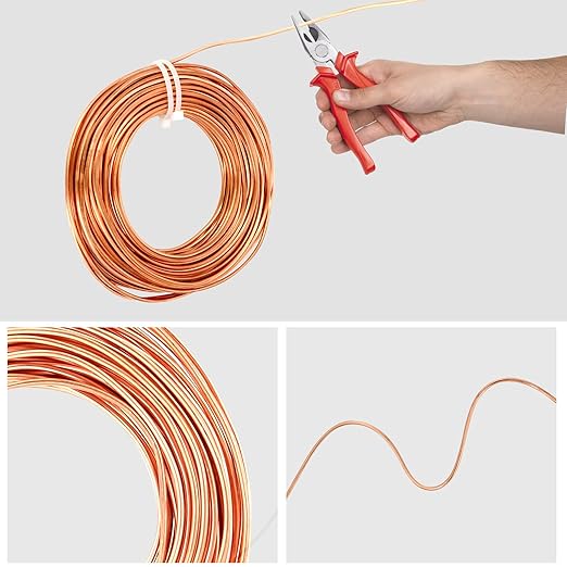 99.9% Soft Copper Wire, 14 Gauge/ 1.63 mm Diameter, 79 Feet / 24m, 1 Pound - Image 4