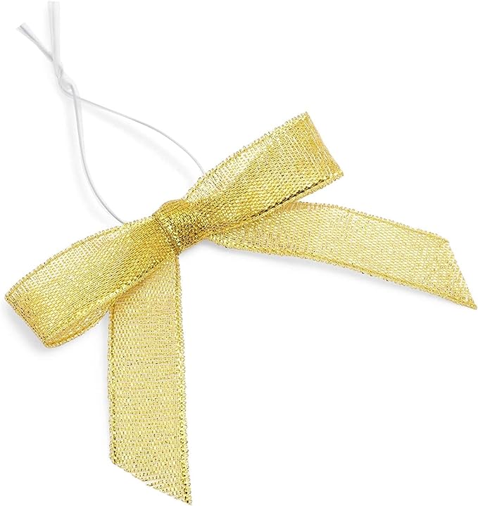 Bright Creations Gold Twist Tie Bows by BrightCreations