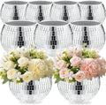 9 Pcs Disco Ball Vase, Glass Disco Ball Vases, Mirror Disco Balls, Candle by Unknown