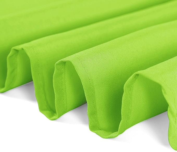 132 inch Round Tablecloth Washable Polyester Table Cloth Decorative Table Cover - Image 7