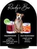Pet Signature Drink Wedding Signs by Elation+Factory+Co.