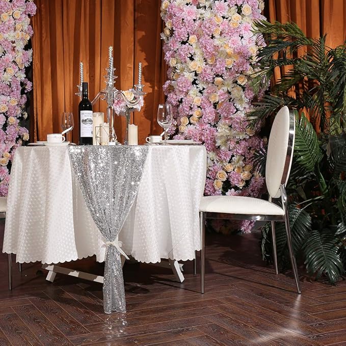 Eternal Beauty Silver Table Runner, Graduations - Image 9