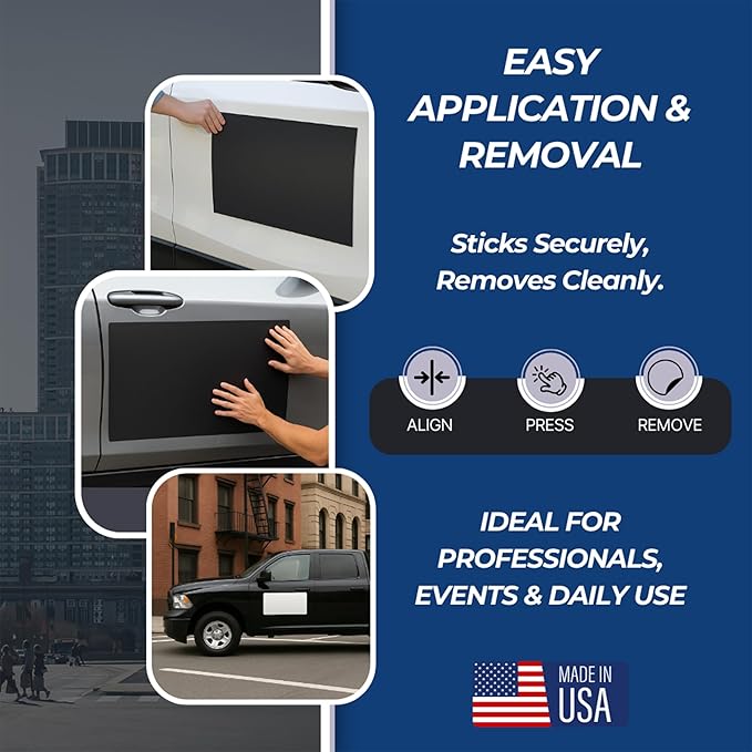 Pack of 2 Custom Car Magnets by DC– Personalized Magnetic Car Signs | Car Door - Image 6