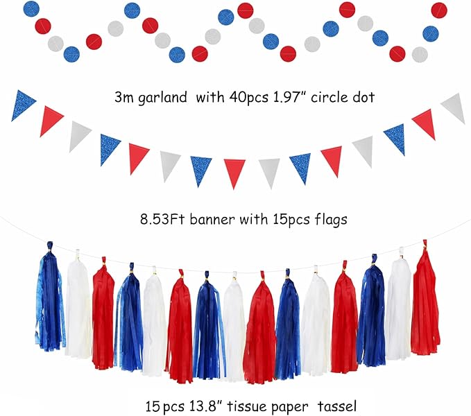 Fourth-4th of July Memorial-Day Party-Decorations - Image 3