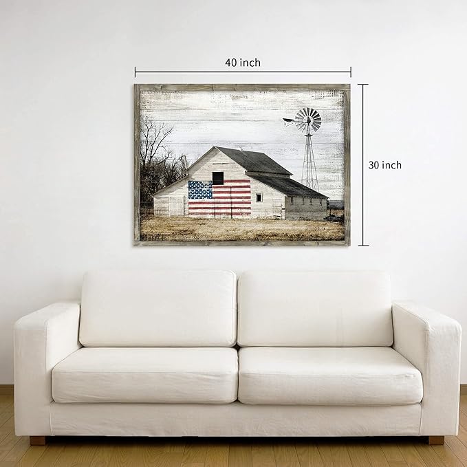 Rustic Landscape Wooden Picture Artwork - Image 6