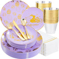 Festiva 175Pcs Easter Plates and Napkins Disposable by Festiva