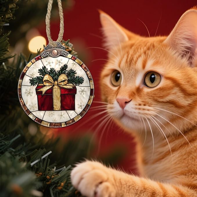 Stained Glass Christmas Decorations - Image 5