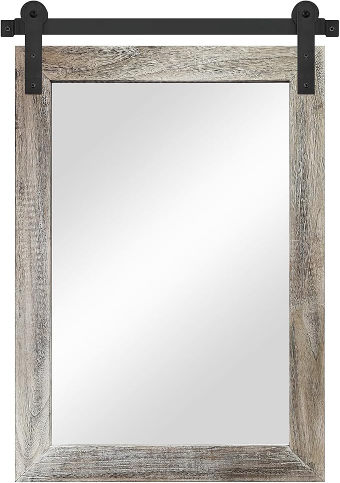 COGOOD Farmhouse Barn Door Mirror - Image 7