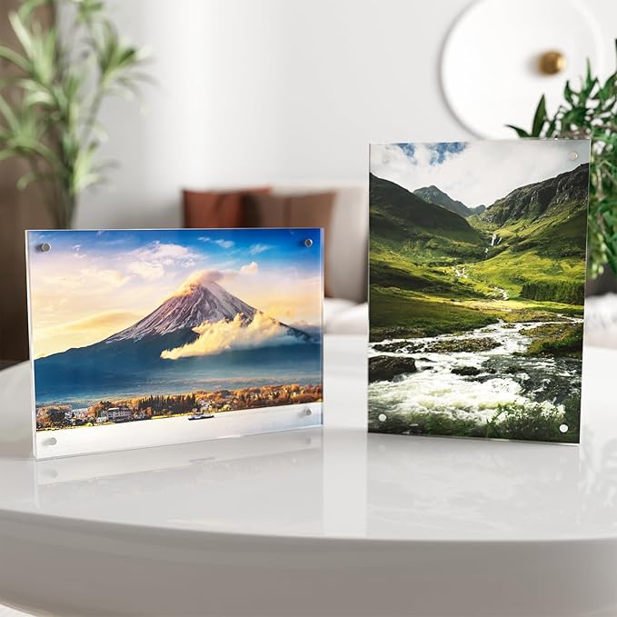 5x7 Acrylic Picture Frame 3 Pack, Desktop Display Decor Gift - Image 4