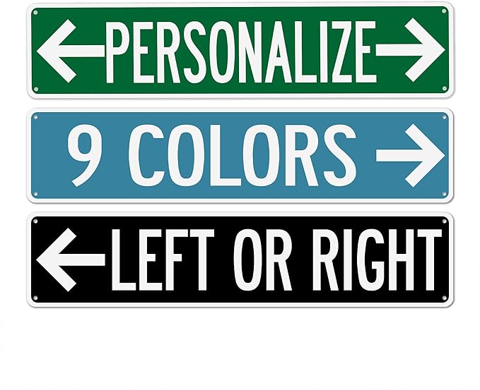 Customized Street Signs Custom Road Sign by ChicoCreekSigns